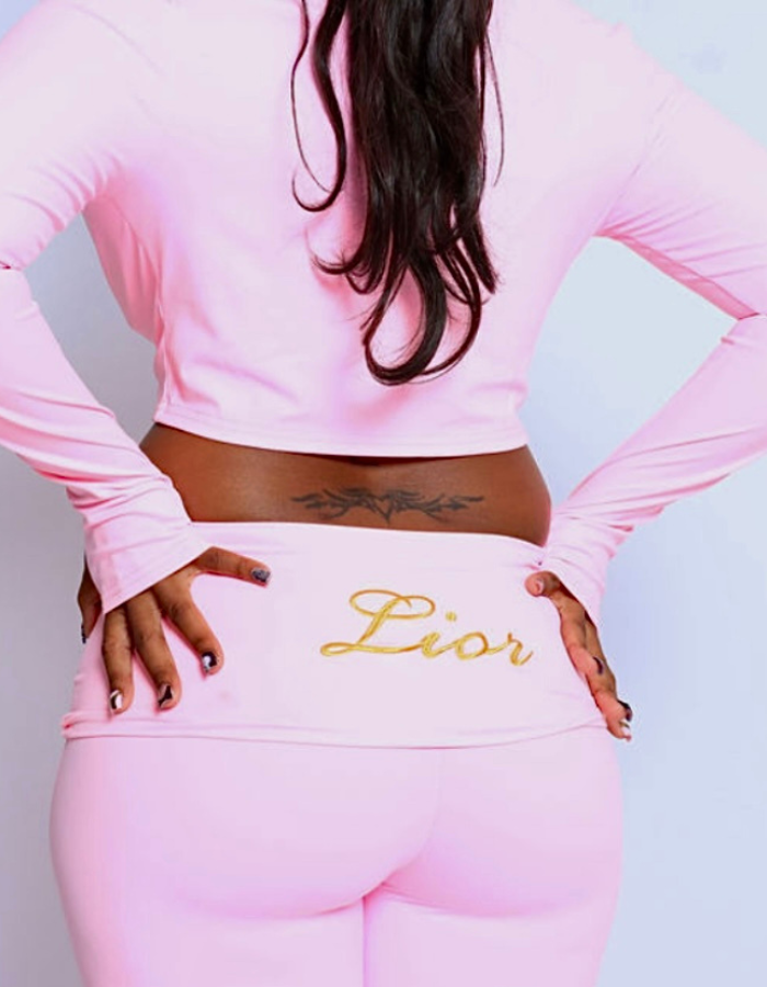 FoldOver Leggings - Blush Hour