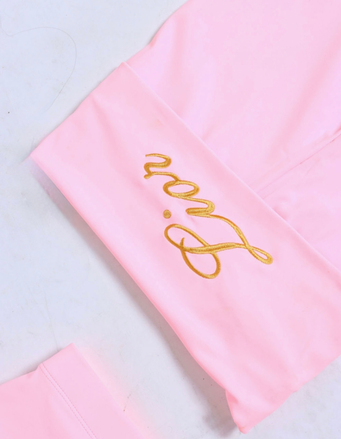 FoldOver Leggings - Blush Hour